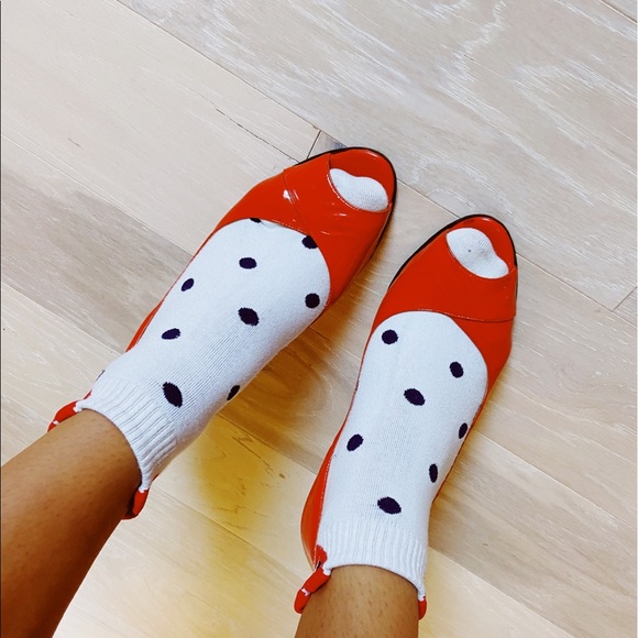 Authentic Red Orange Jimmy Choo Heels size 39. - Picture 7 of 9